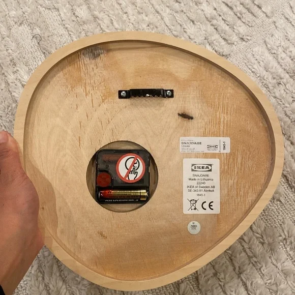 Ikea Wooden Clock - Picture 4 of 4